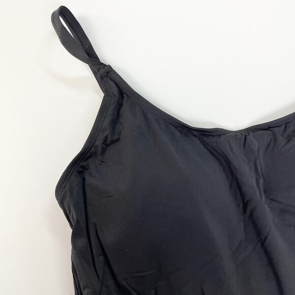 NEW Andie Womens 3XL The Amalfi One-Piece Swimsuit Black Scoop Neck - Picture 5 of 10